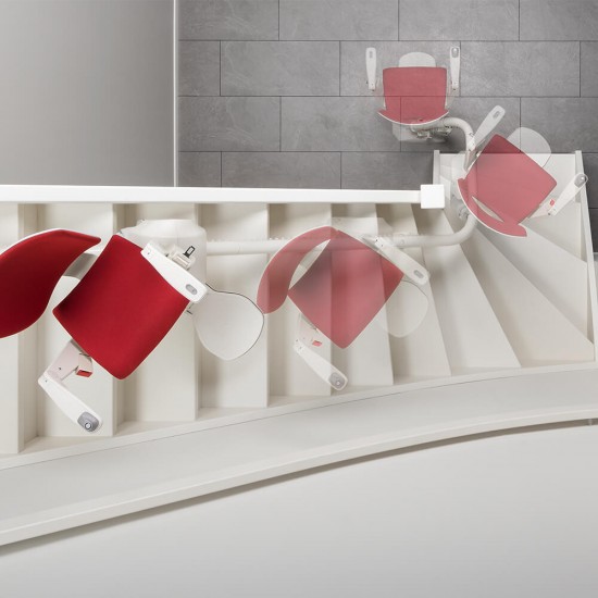 Otolift Modul-Air Curved Stairlifts