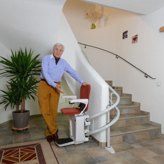 Alpha Classic Line Curved Stairlifts